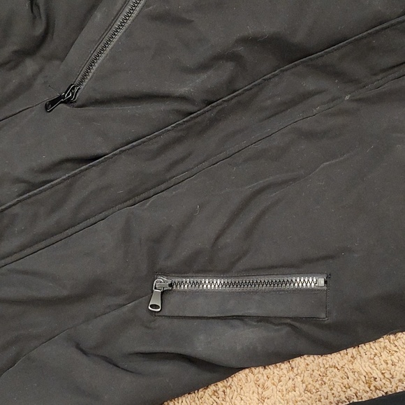 Vince Camuto Down Feather Fill Parka Faux Fur Trim Black Size Large - Picture 3 of 7